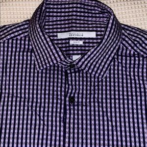Perry Ellis slim fit dress shirt size 16 1/2 neck